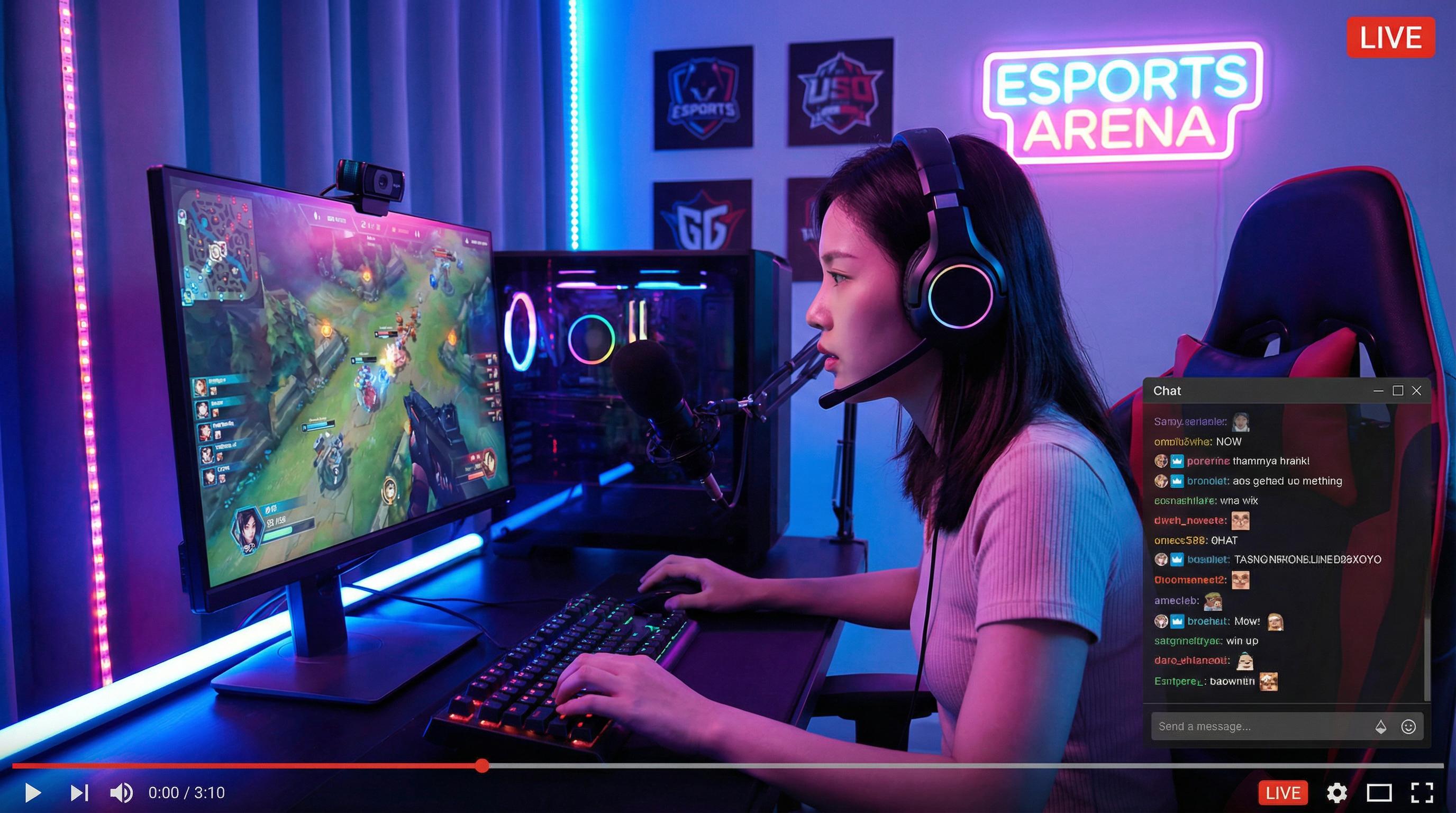 国产游戏直播视频